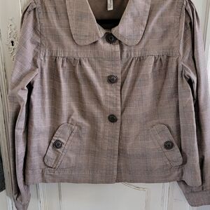 St. John's Bay Taupe Stretch Shirt